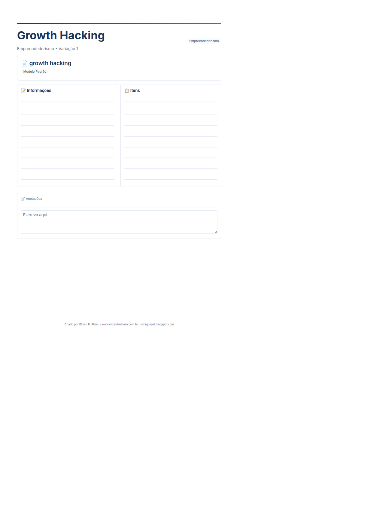 Empreendedorismo Growth Hacking V1 Minimal Neutro Neutral