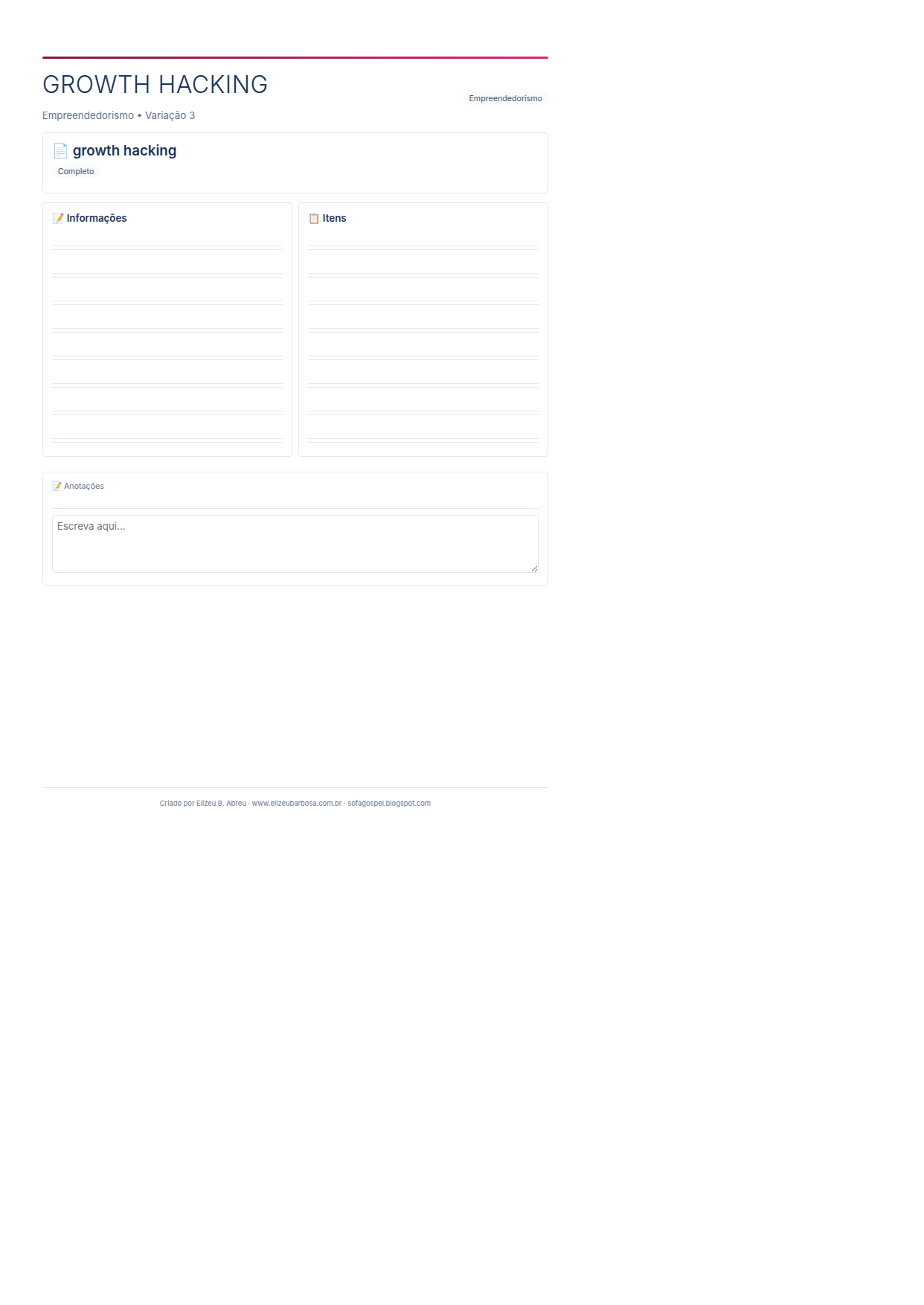Empreendedorismo Growth Hacking V3 Corporate Feminino Modern