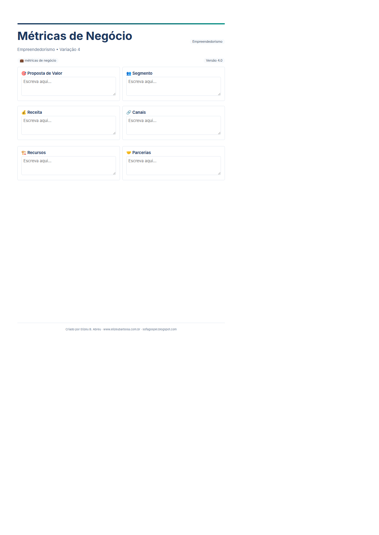 Empreendedorismo Metricas De Negocio V4 Minimal Neutro Forest