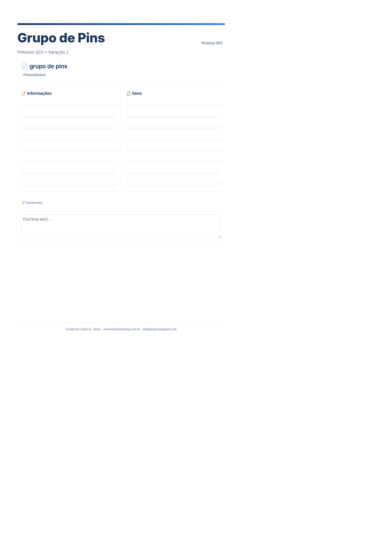 Pinterest Seo Grupo De Pins V2 Modern Masculino Corporate