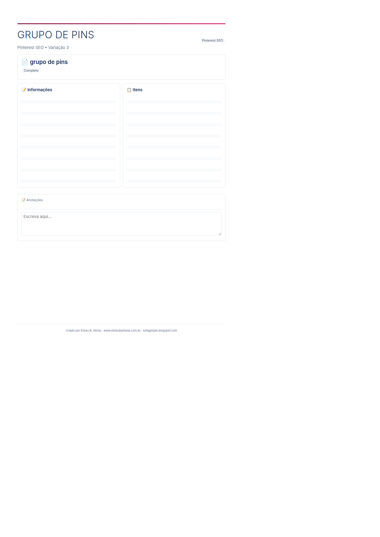Pinterest Seo Grupo De Pins V3 Corporate Feminino Modern