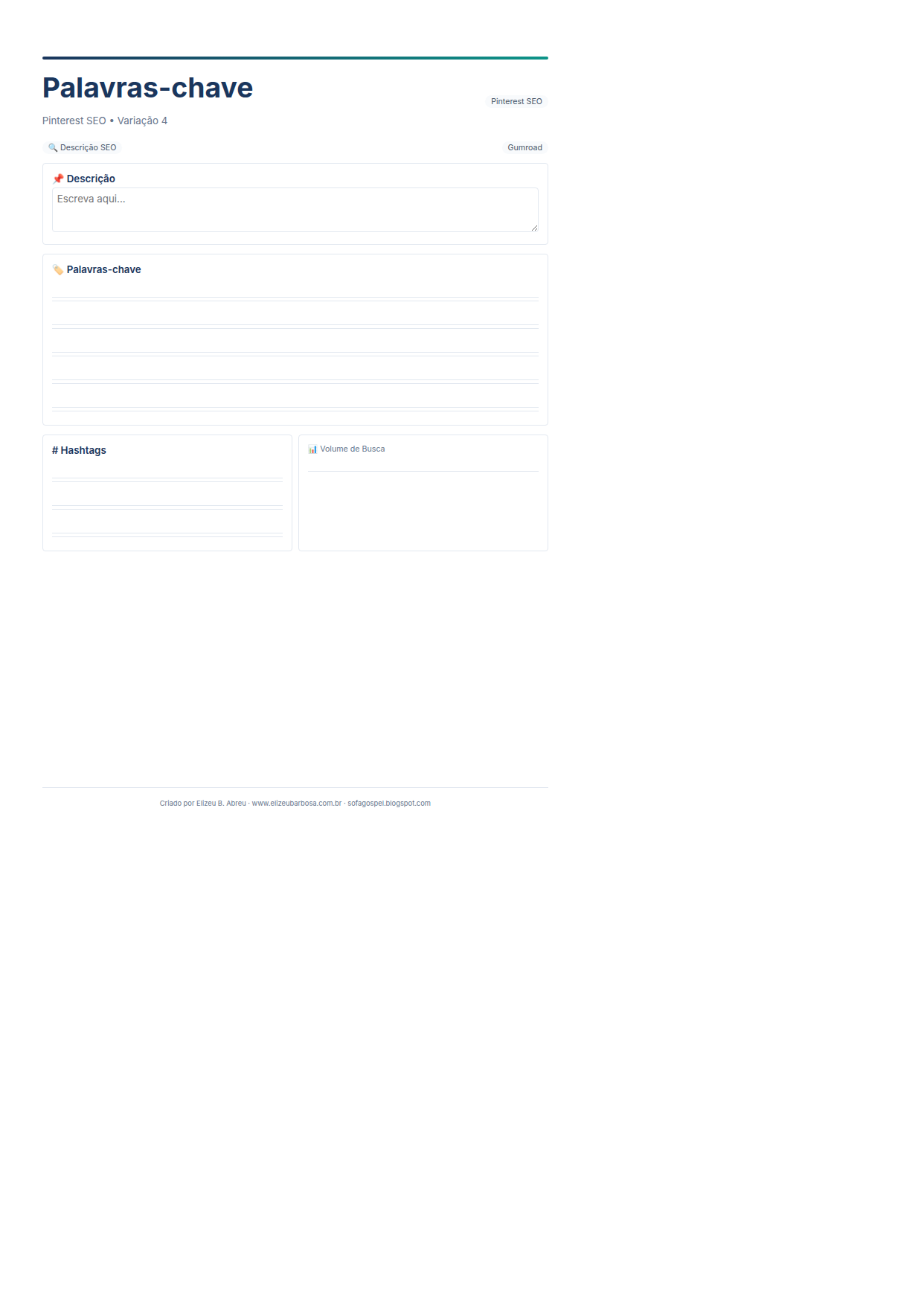 Pinterest Seo Palavras Chave V4 Minimal Neutro Violet