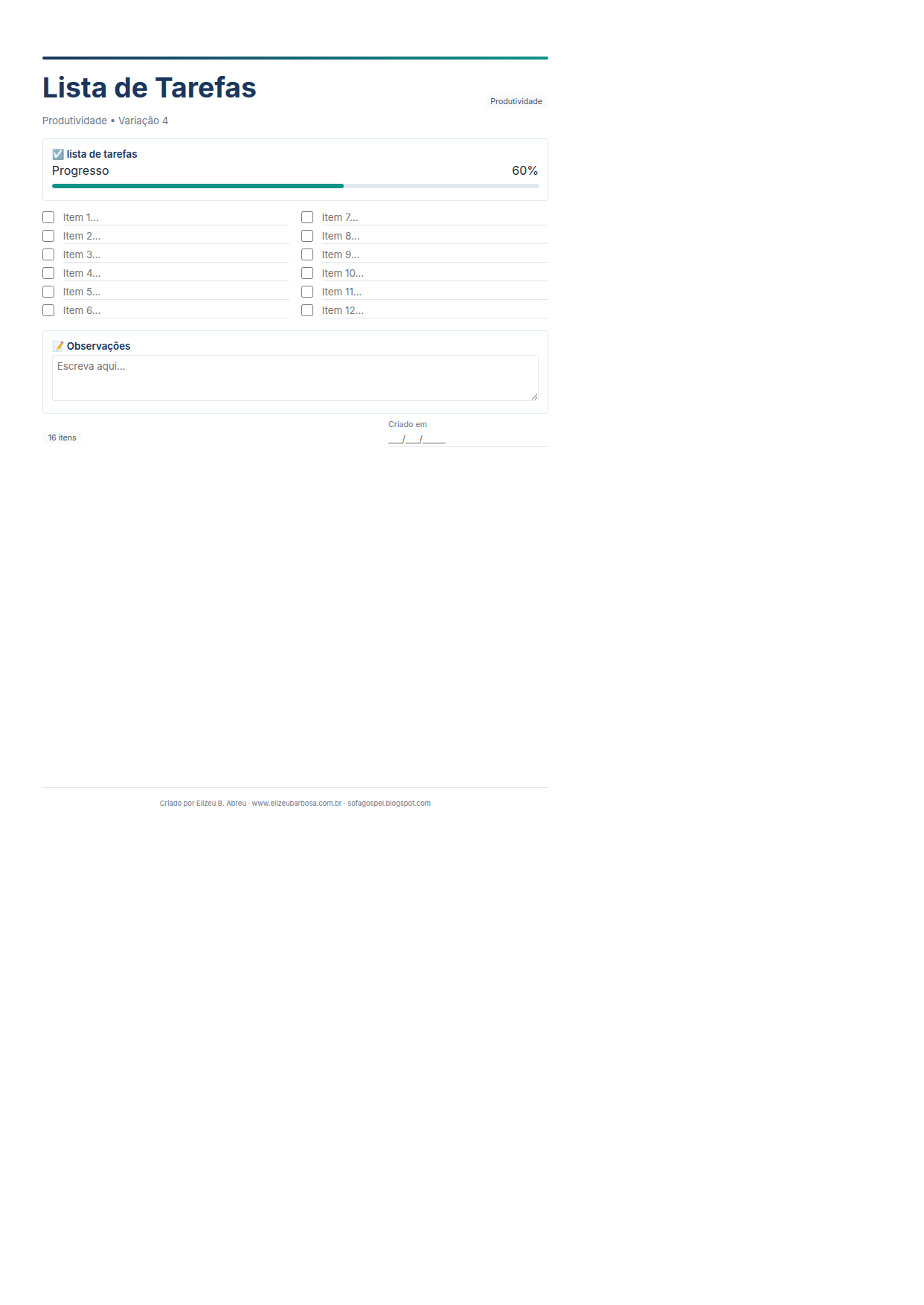 Produtividade Lista De Tarefas V4 Minimal Neutro Neutral