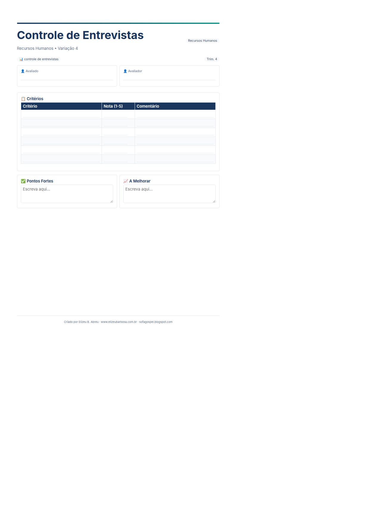 Rh Controle De Entrevistas V4 Minimal Neutro Slate