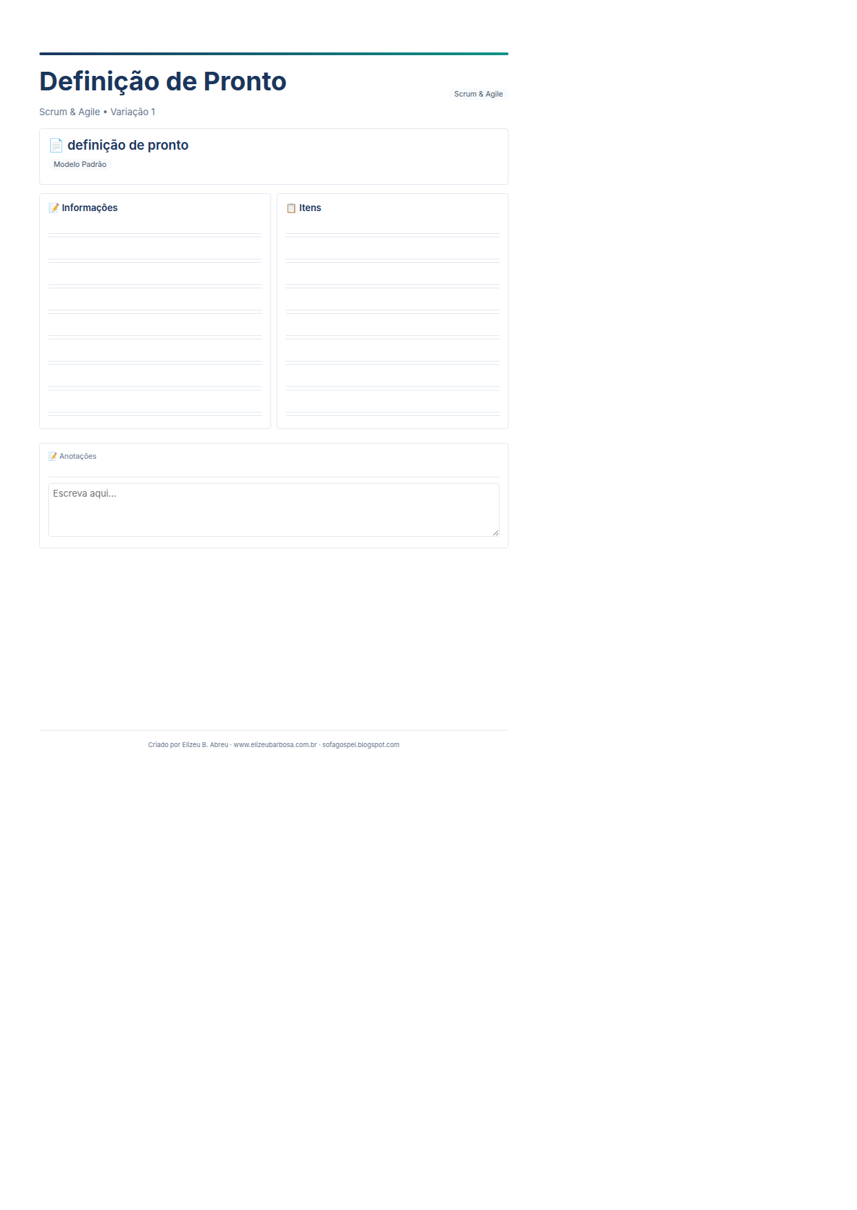 Scrum Definicao De Pronto V1 Minimal Neutro Forest
